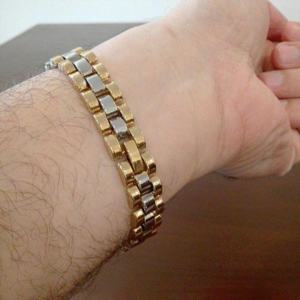 Stainless Steel Charming Hand Chain Bracelet