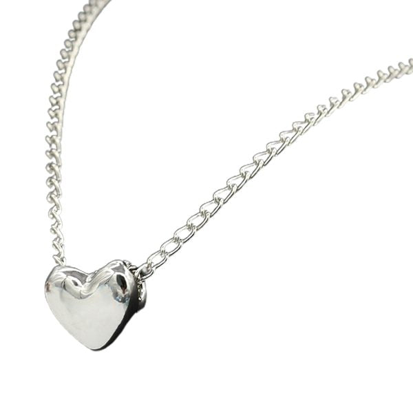 Stainless Steel Heart Shape Necklace | Love Heart Pendant Necklace