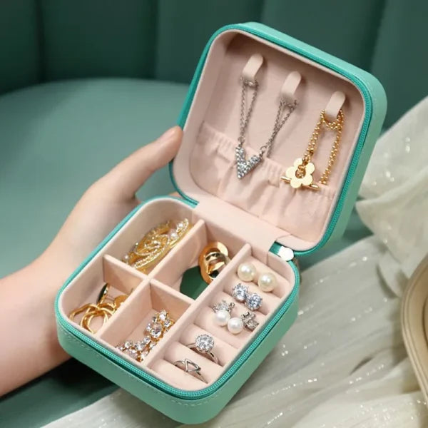 Jewelry Storage Box Leather (random Color)