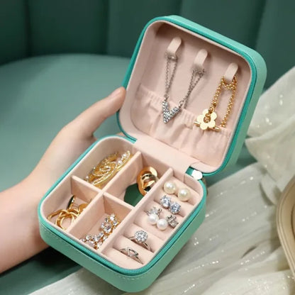 Jewelry Storage Box Leather (random Color)