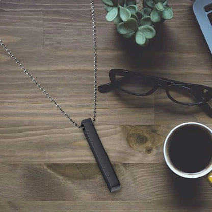 Vertical Bar Necklace Locket Chain For Boys Girls Neck Chain For Men With Locket Men`s