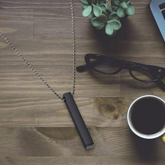 Vertical Bar Necklace Locket Chain For Boys Girls Neck Chain For Men With Locket Men`s