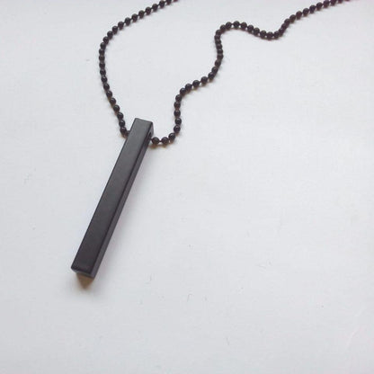 Vertical Bar Necklace Locket Chain For Boys Girls Neck Chain For Men With Locket Men`s
